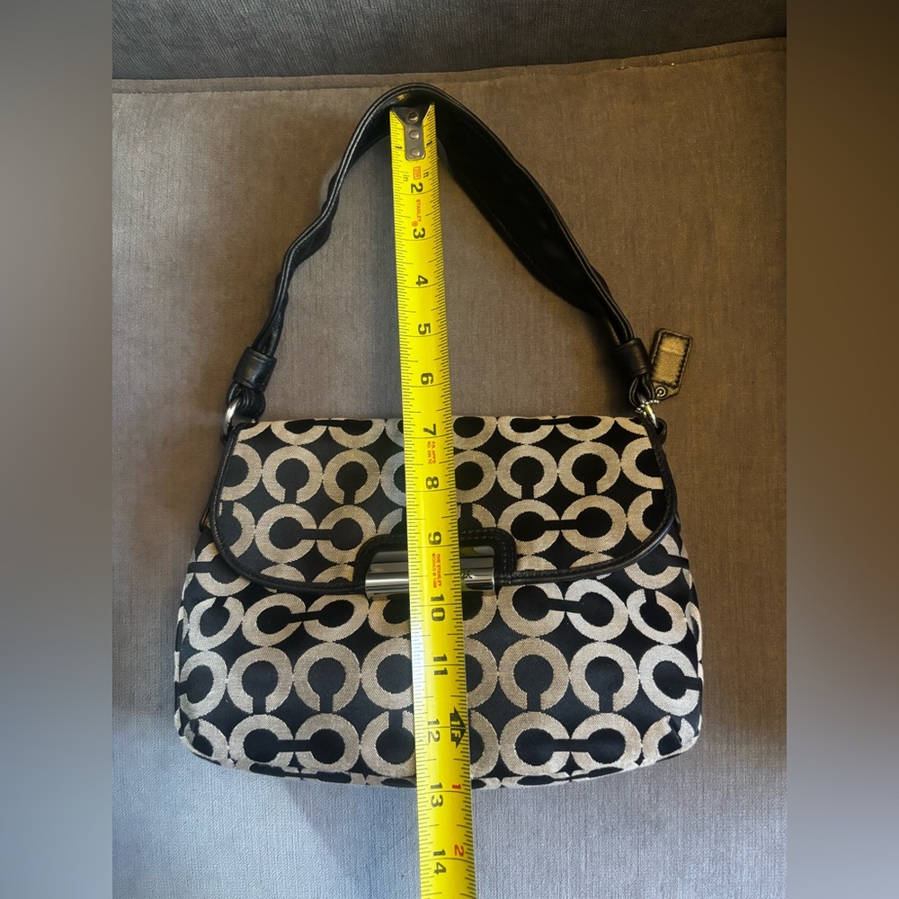 VTG COACH Y2K Signature Art “Optic C” Shoulder Bag Y2K 45130- Authentic EUC - Picture 6 of 14